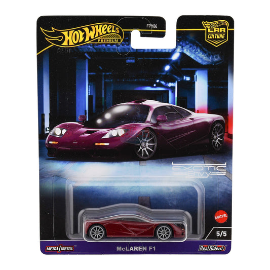 Hot Wheels McLaren F1 2024 Car Culture Exotic Envy