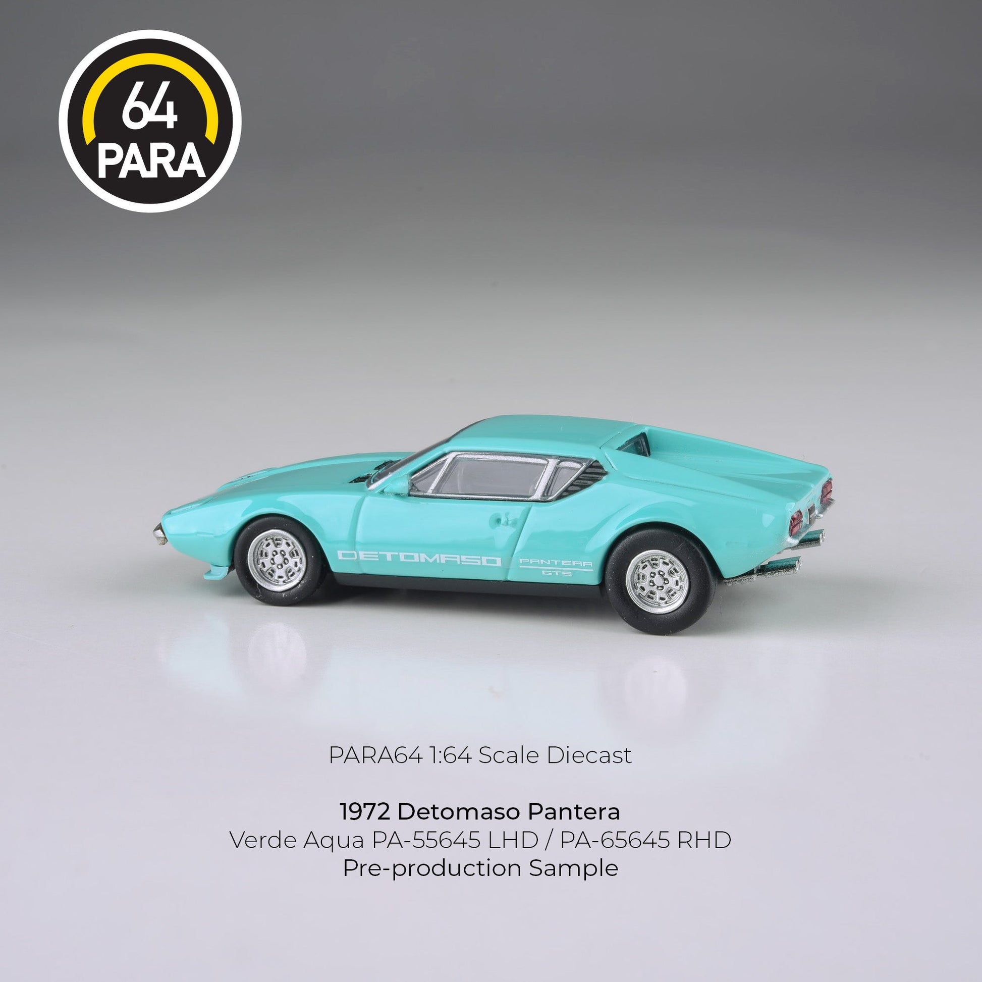 1974 De Tomaso Pantera Verde Aqua Para 64 - Big J's Garage