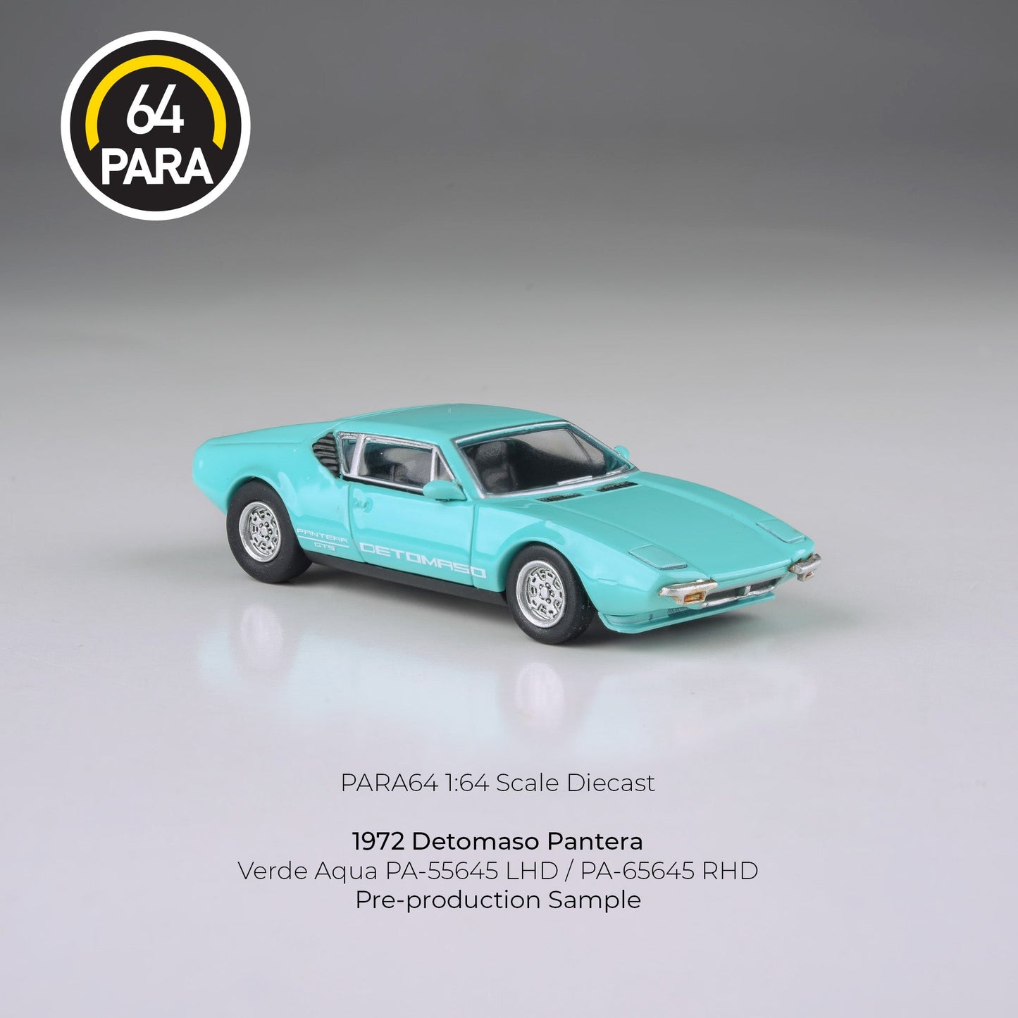 1974 De Tomaso Pantera Verde Aqua Para 64 - Big J's Garage