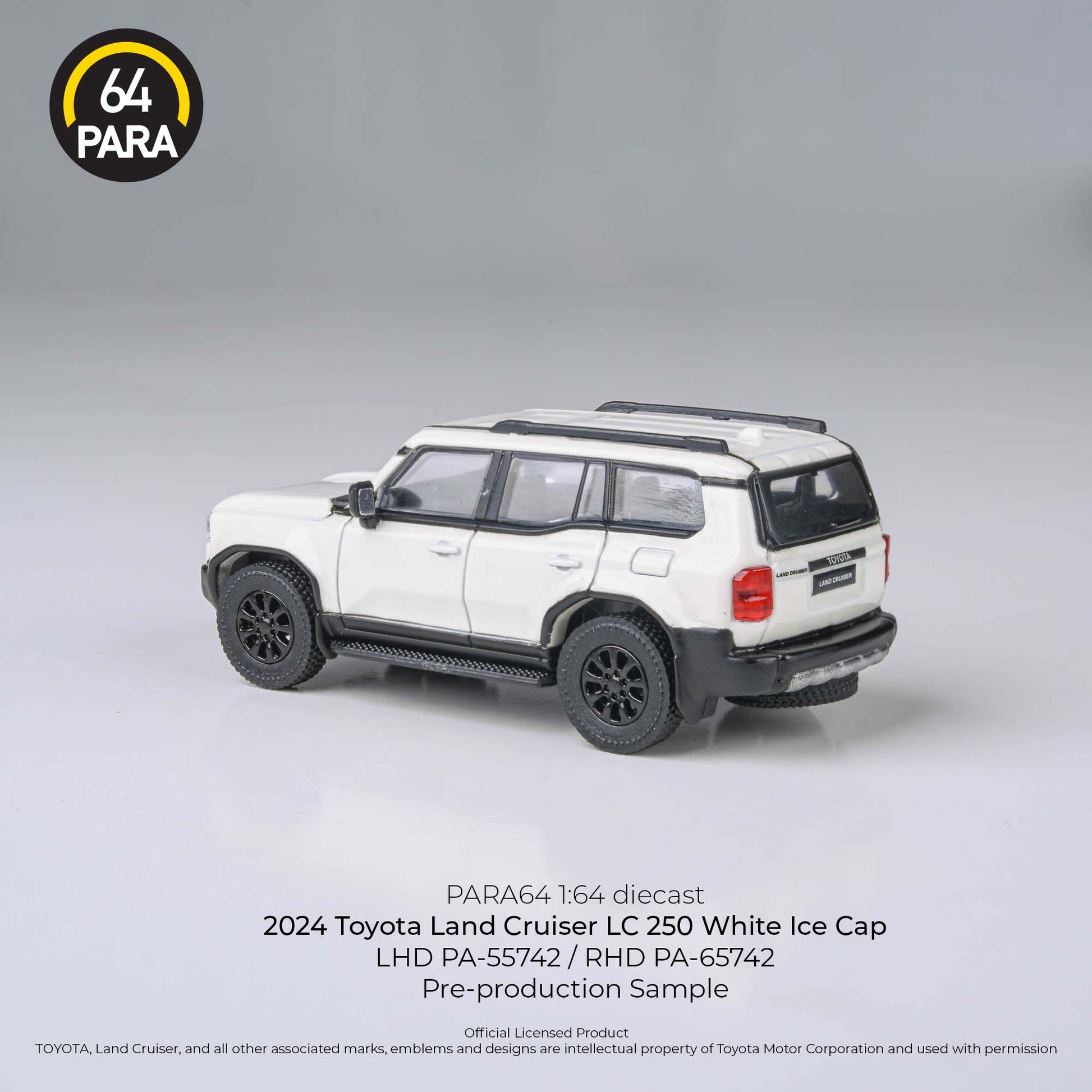 2024 Toyota Land Cruiser 250 Prado White Ice Cap LHD Para 64 - Big J's Garage