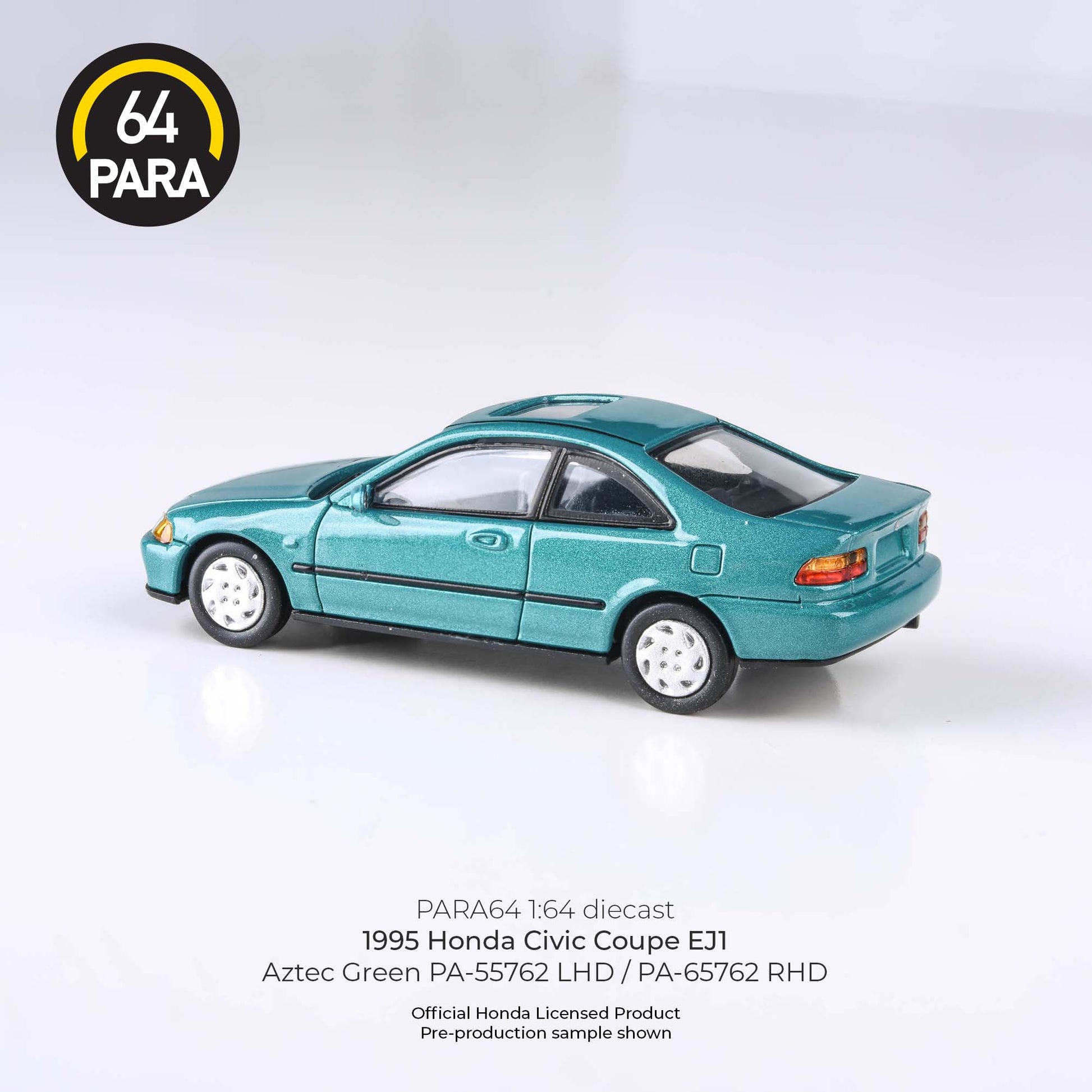 1995 Honda Civic Coupe EJ1 Aztec Green LHD Para64 - Big J's Garage