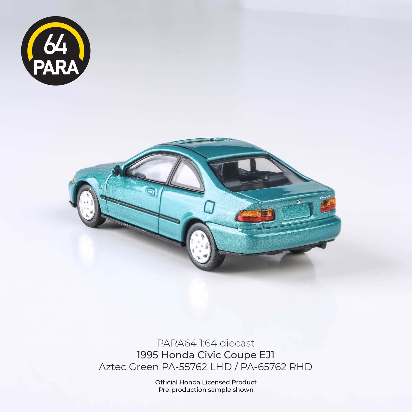 1995 Honda Civic Coupe EJ1 Aztec Green LHD Para64 - Big J's Garage