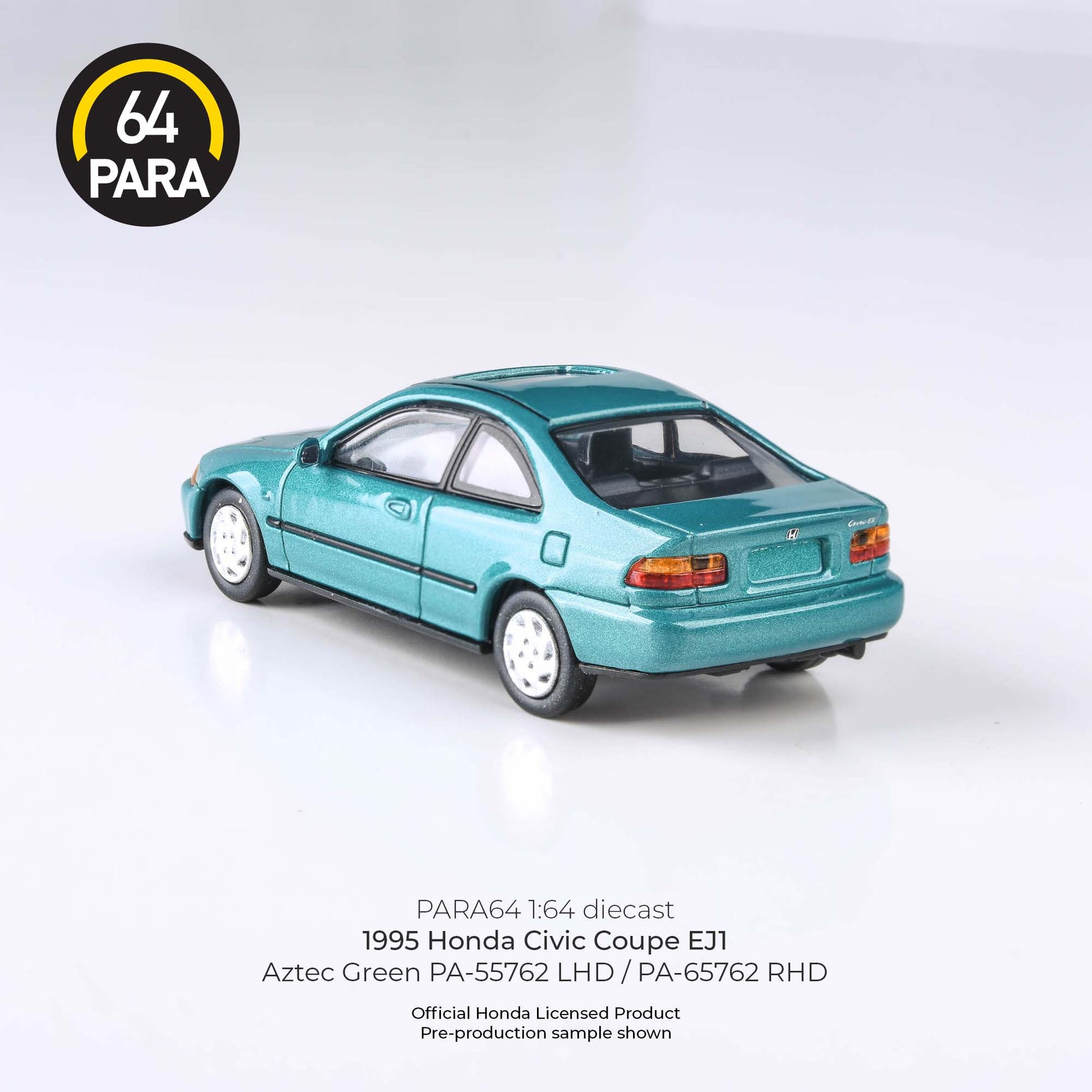 1995 Honda Civic Coupe EJ1 Aztec Green LHD Para64 - Big J's Garage