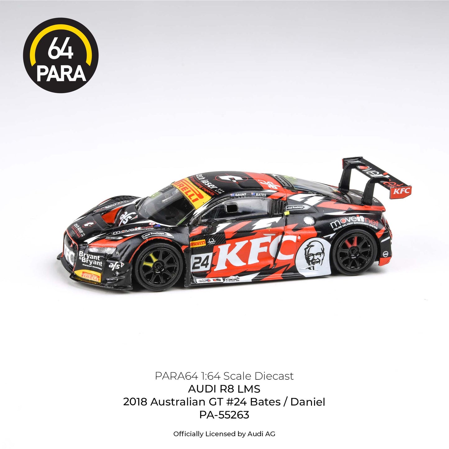 Audi R8 LMS 2018 Australian GT Championship KFC Para64 - Big J's Garage