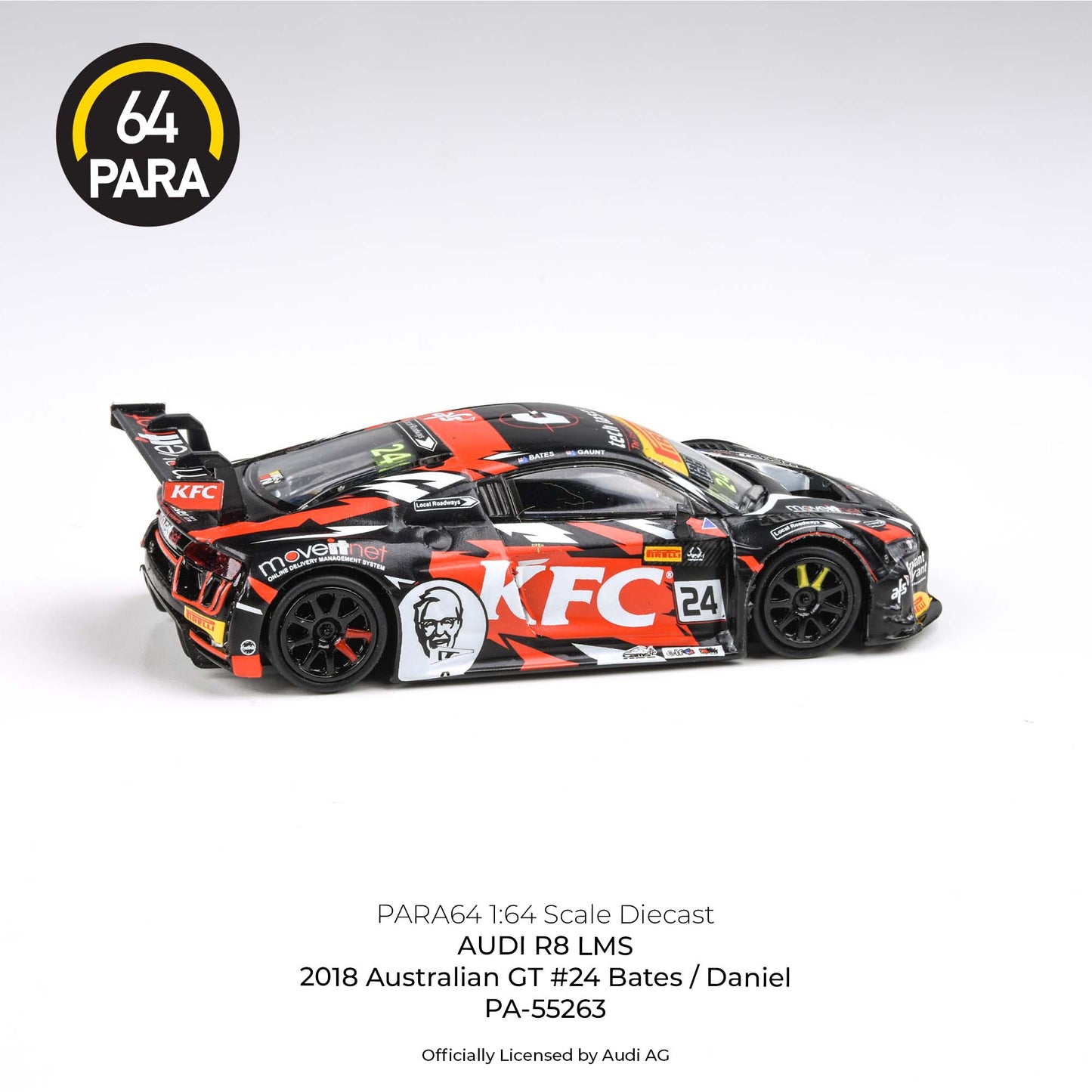 Audi R8 LMS 2018 Australian GT Championship KFC Para64 - Big J's Garage