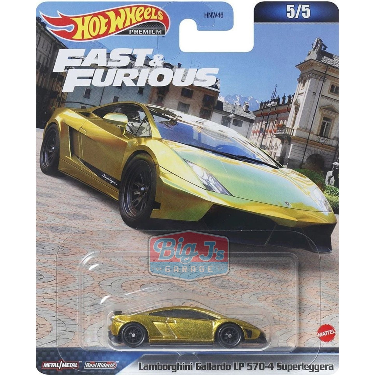 Lamborghini Gallardo LP-570-4 Superleggera Gold Fast and Furious Hot Wheels - Big J's Garage