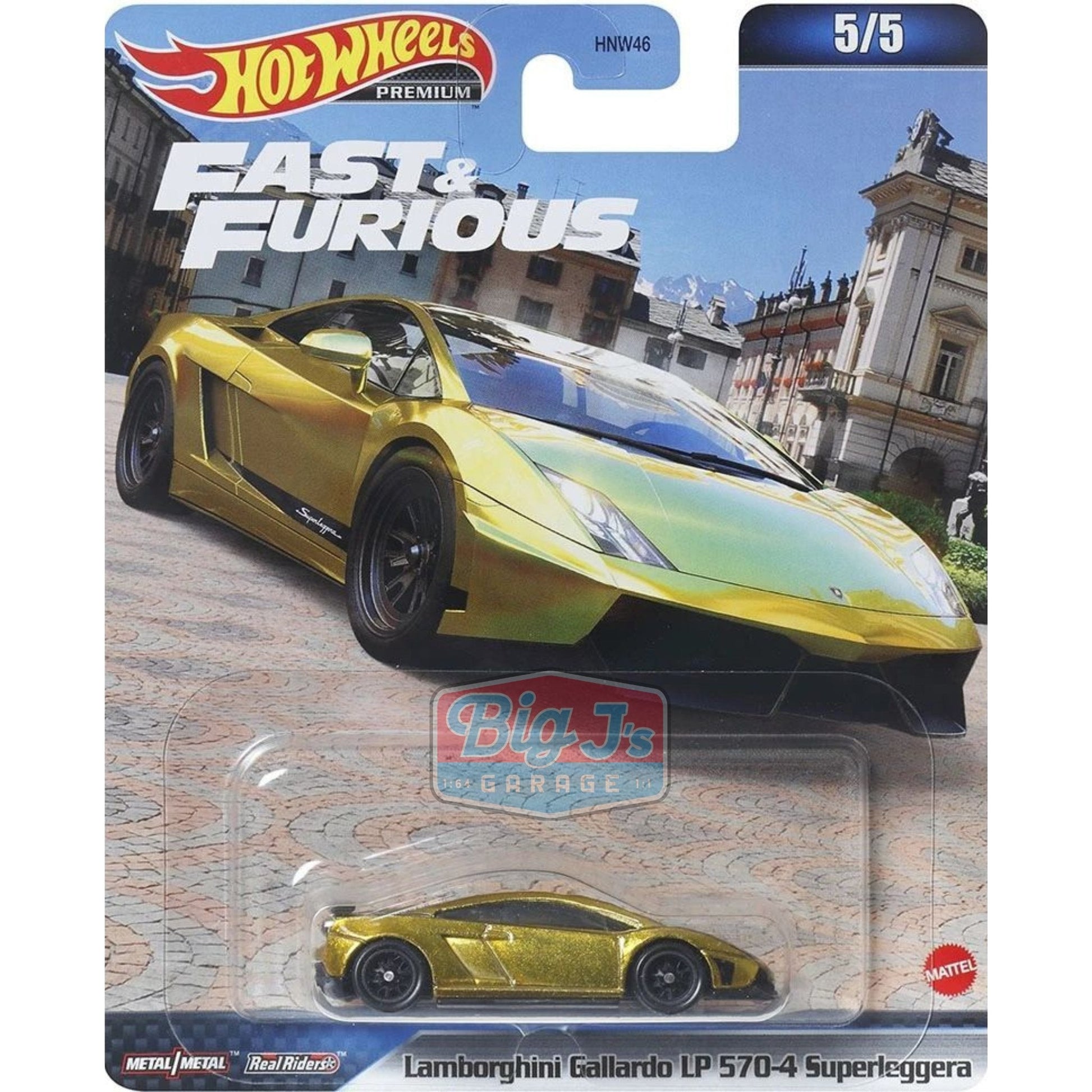 Lamborghini Gallardo LP-570-4 Superleggera Gold Fast and Furious Hot Wheels - Big J's Garage