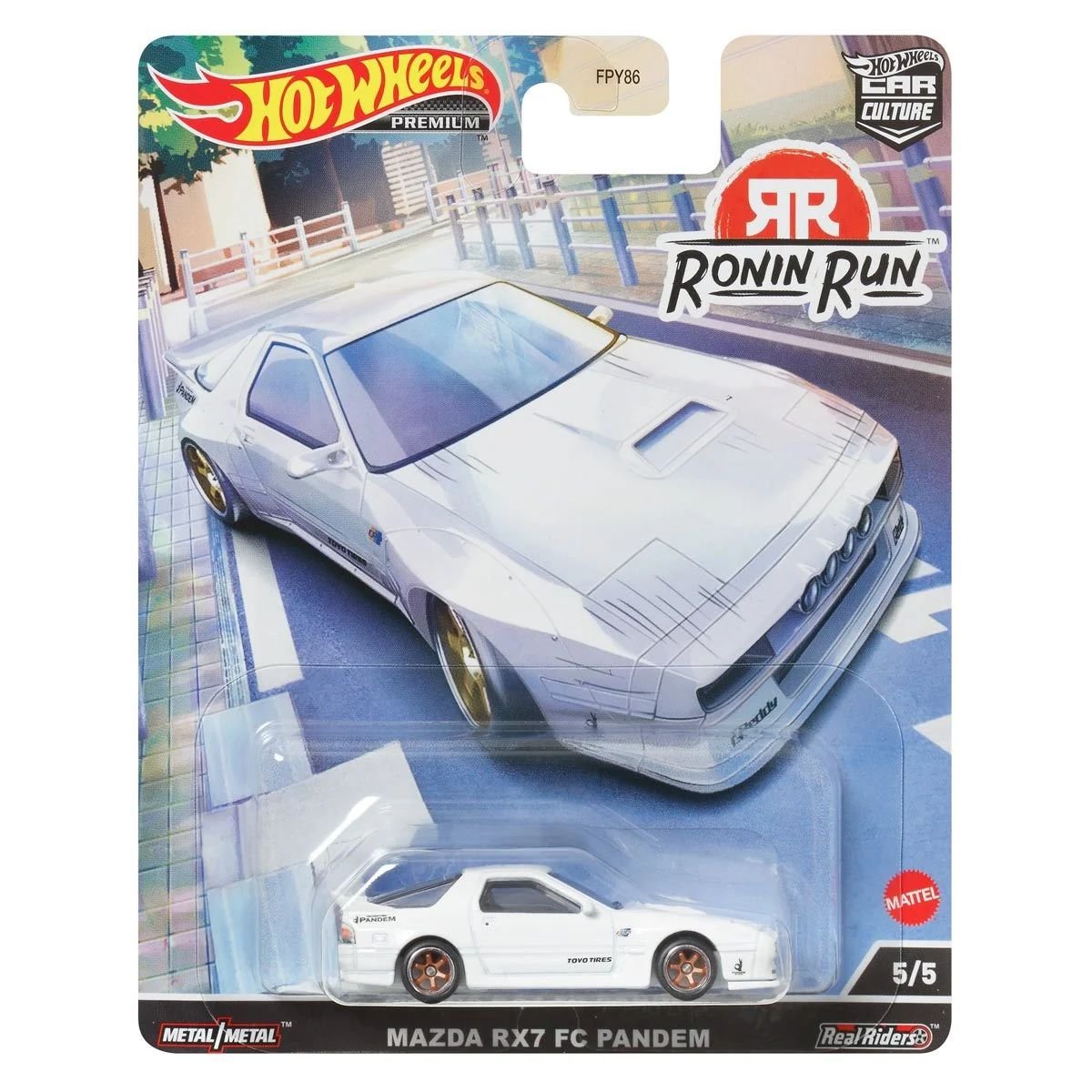 Mazda RX-7 FC Pandem White Hot Wheels Ronin Run - Big J's Garage