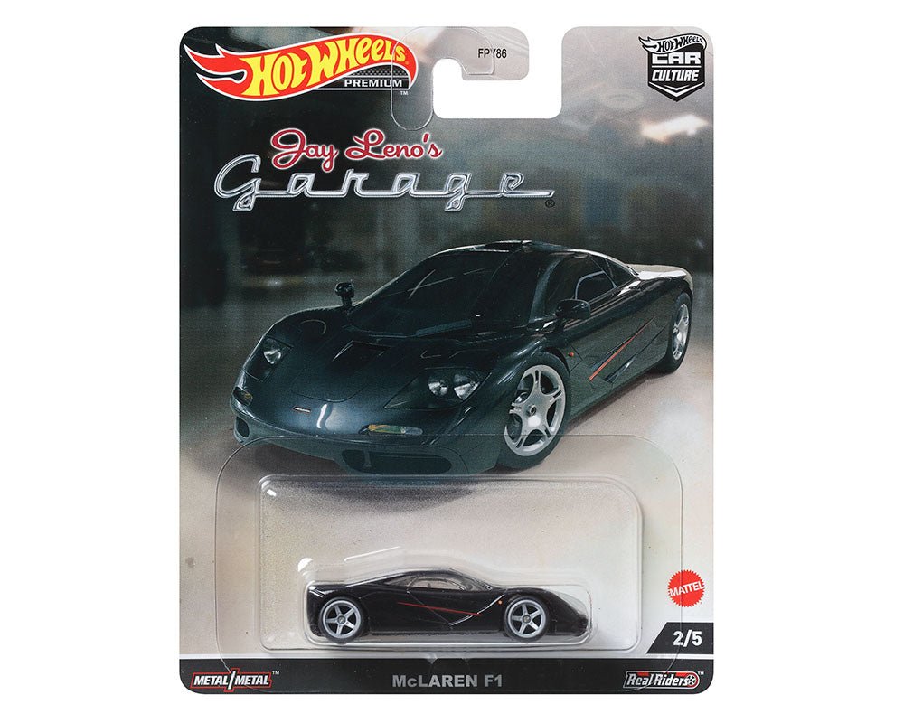 McLaren F1 Black Hot Wheels Car Culture - Big J's Garage