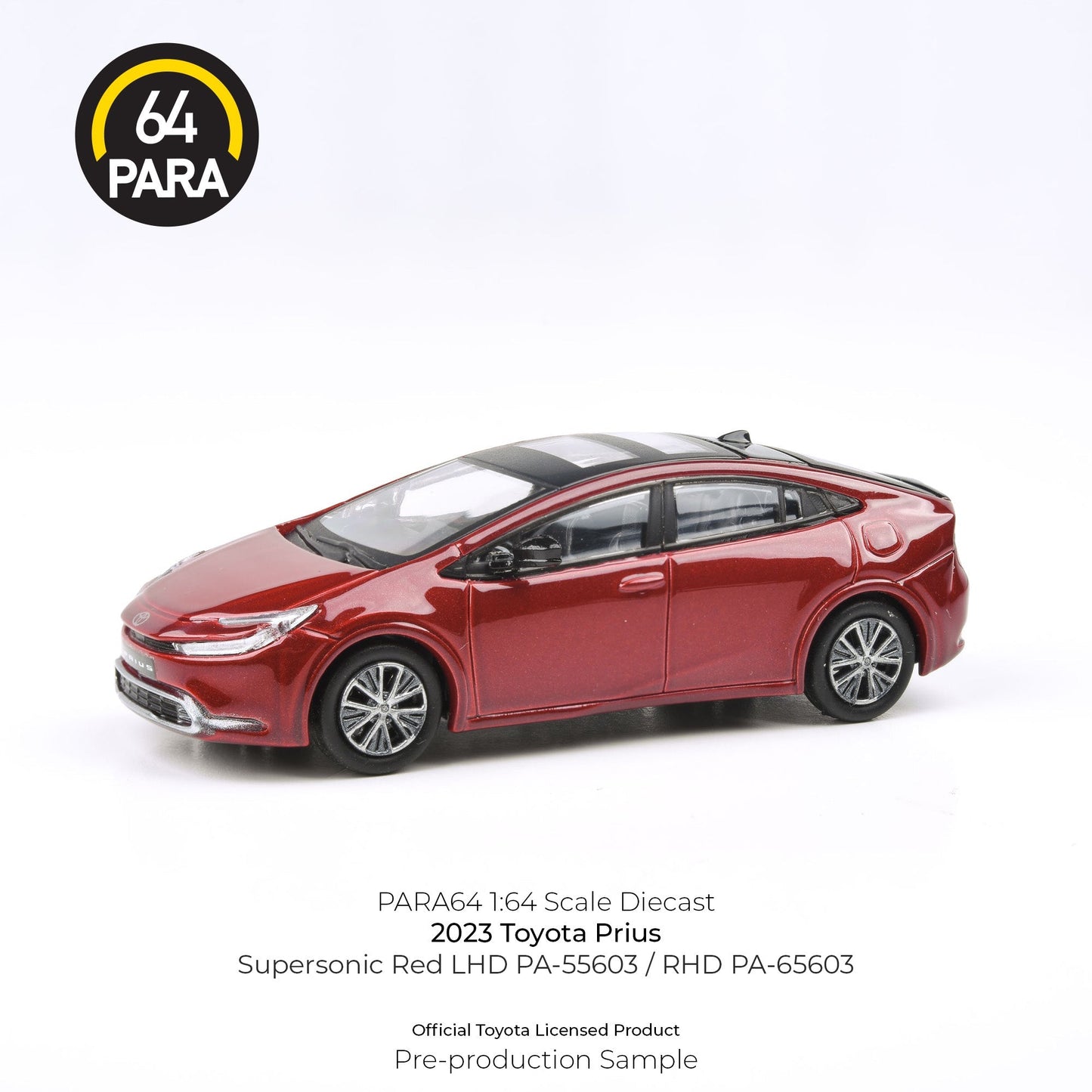 (Pre-Order) 2023 Toyota Prius Supersonic Red LHD Para64 - Big J's Garage