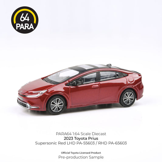 (Pre-Order) 2023 Toyota Prius Supersonic Red LHD Para64 - Big J's Garage