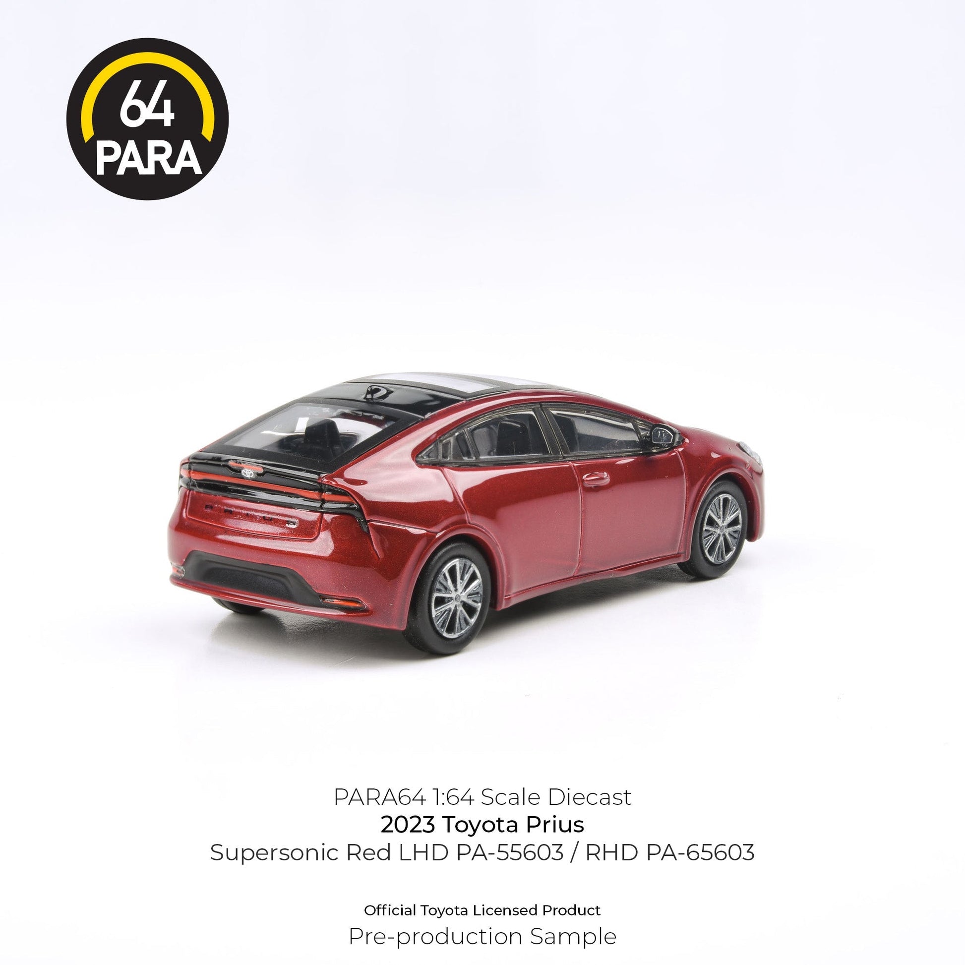 (Pre-Order) 2023 Toyota Prius Supersonic Red LHD Para64 - Big J's Garage