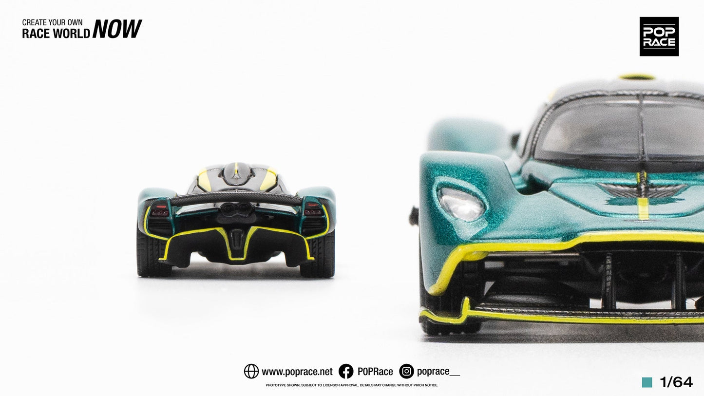 (Pre-Order) Aston Martin Valkyrie Green Pop Race - Big J's Garage