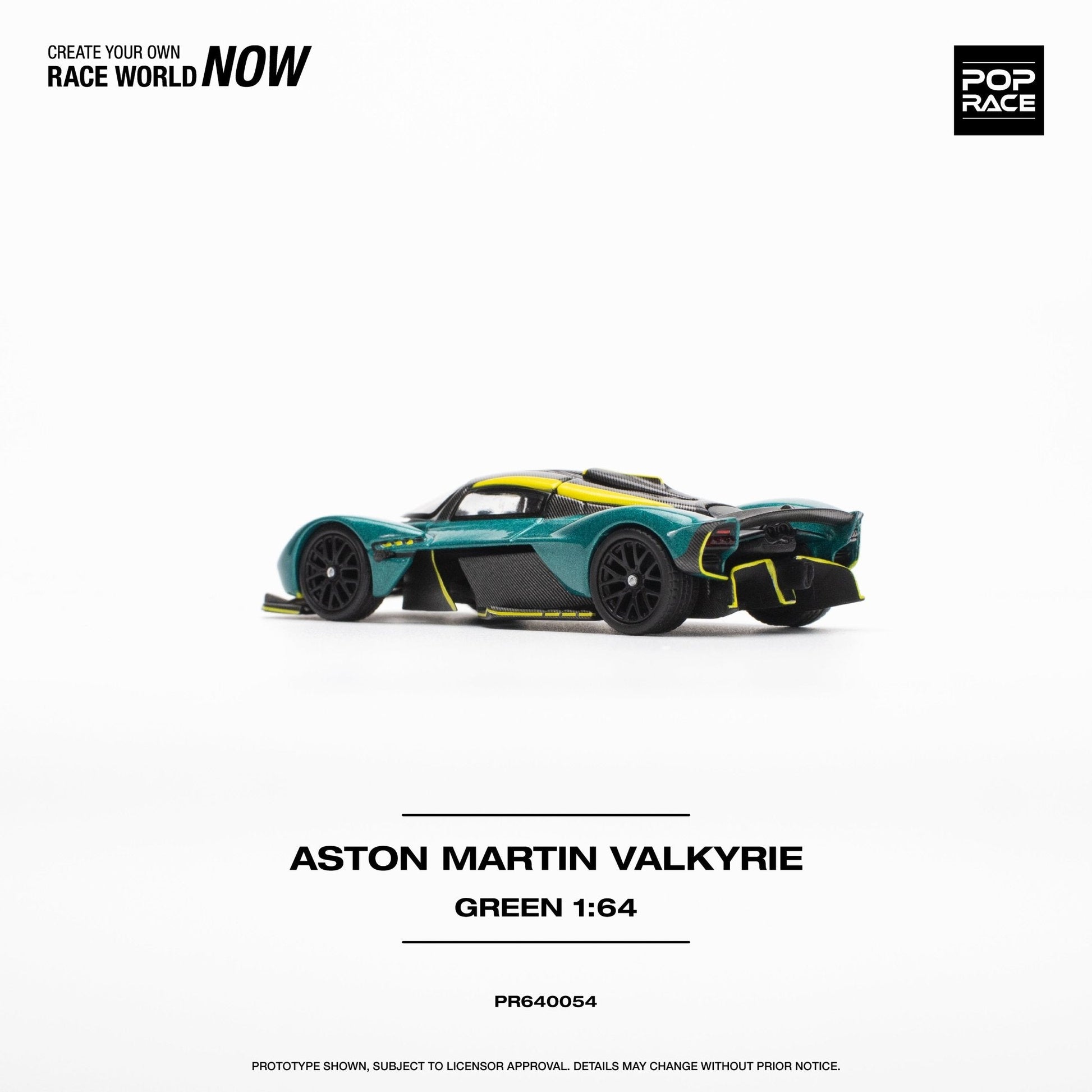 (Pre-Order) Aston Martin Valkyrie Green Pop Race - Big J's Garage