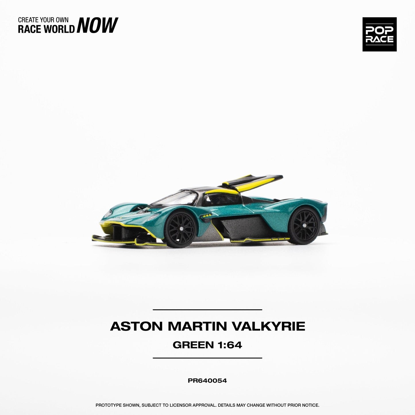 (Pre-Order) Aston Martin Valkyrie Green Pop Race - Big J's Garage