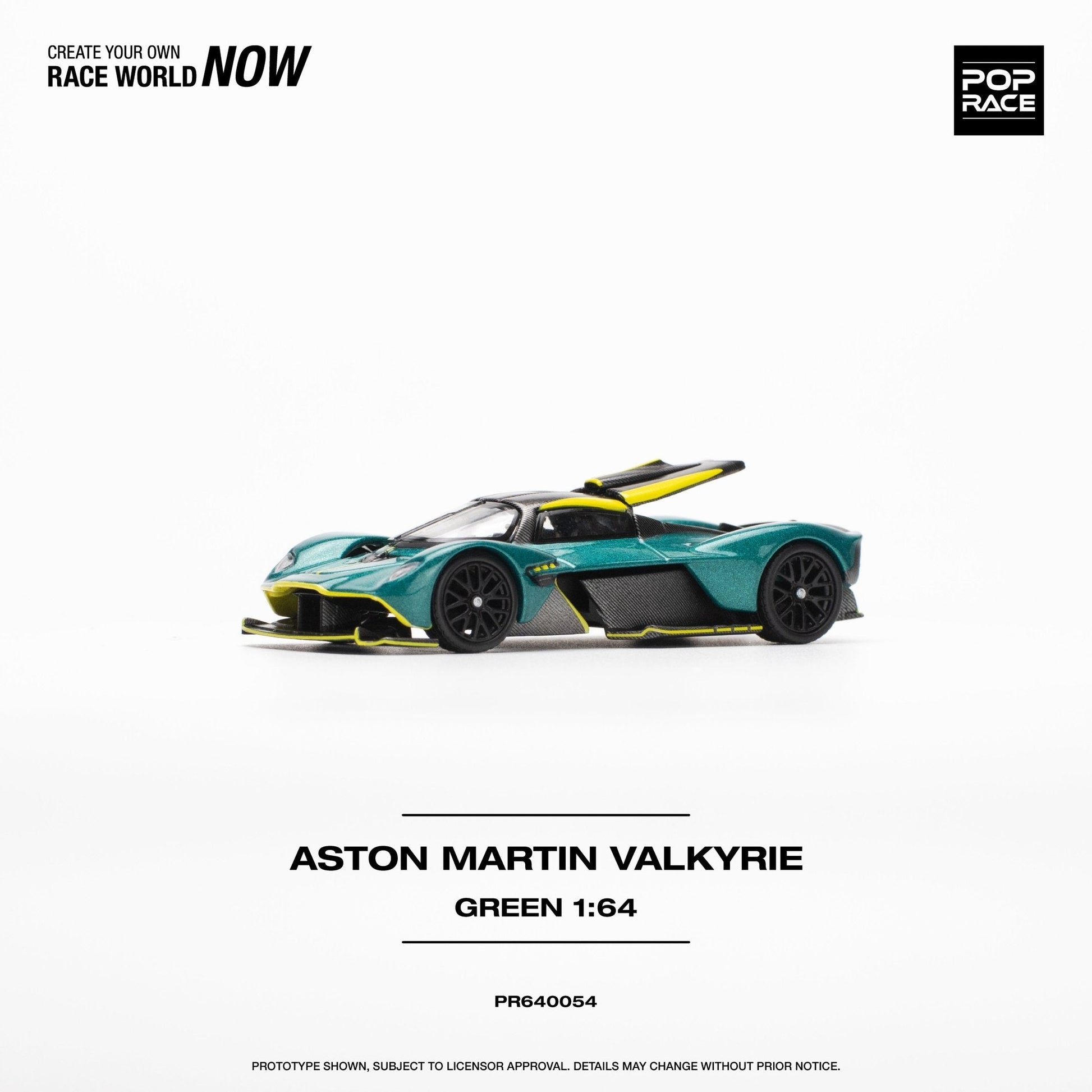 (Pre-Order) Aston Martin Valkyrie Green Pop Race - Big J's Garage