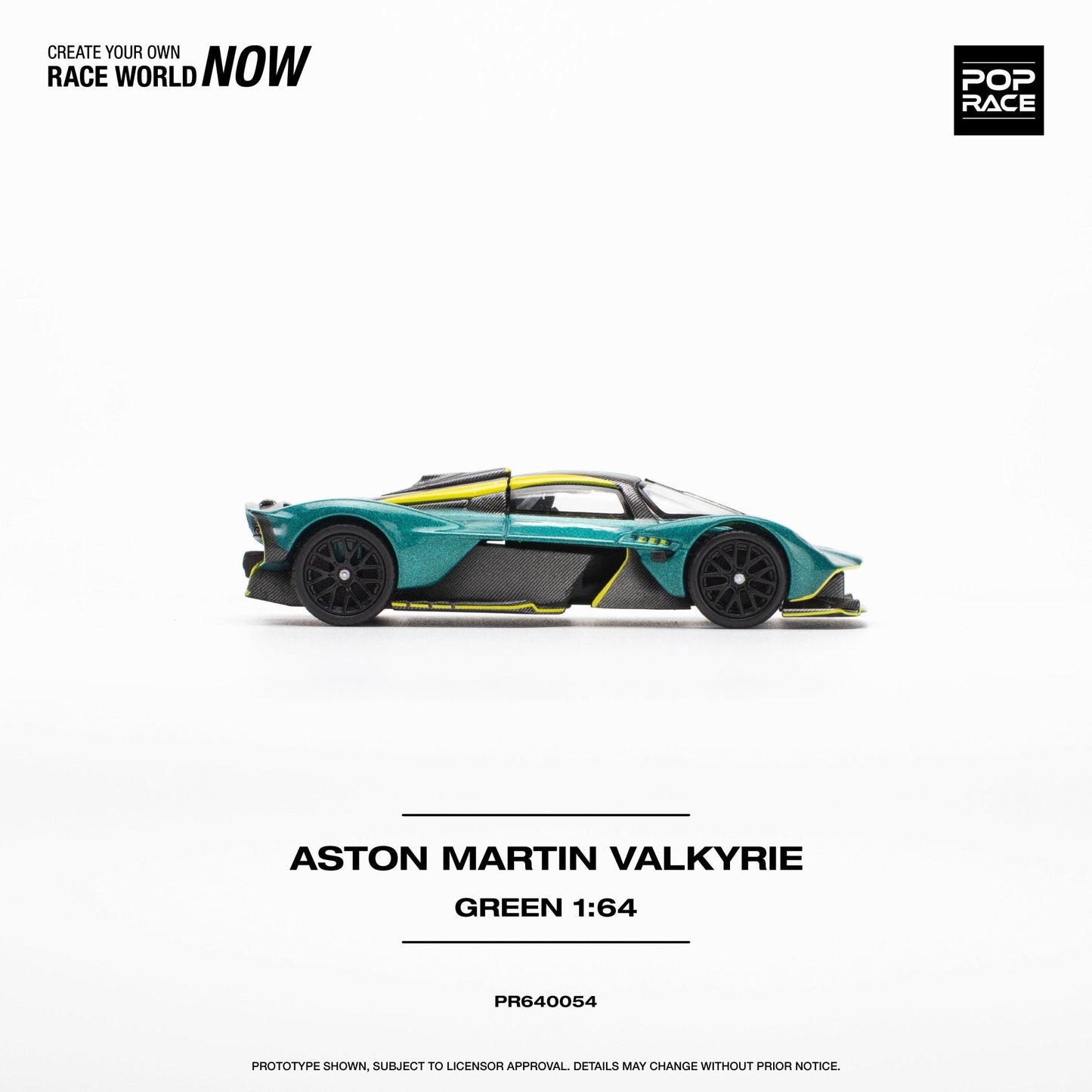 (Pre-Order) Aston Martin Valkyrie Green Pop Race - Big J's Garage