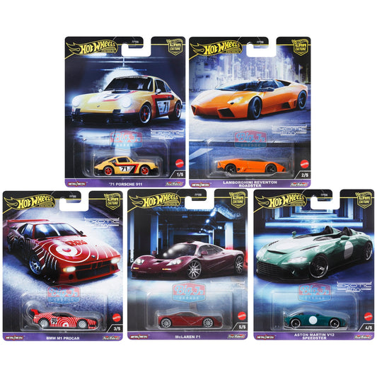 (Pre-Order) Exotic Envy 2024 Hot Wheels Car Culture Premium 5-Car Assortment - Big J's Garage