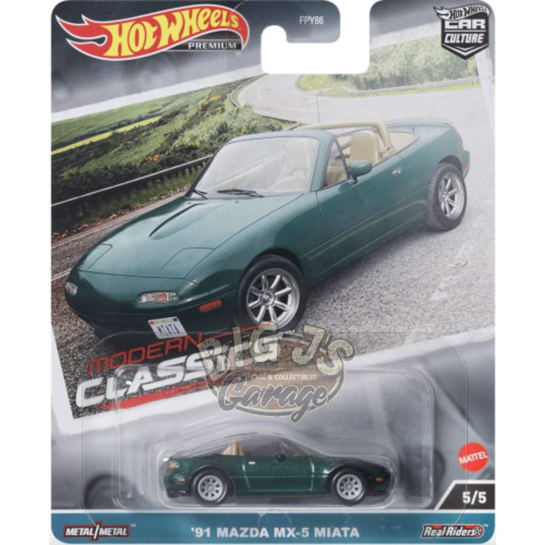 (Pre-Order) Modern Classics Hot Wheels Car Culture Release E Premium 5-Car Assortment - Big J's Garage