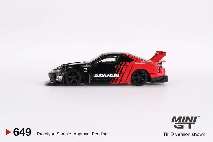 Nissan LB-Super Silhouette S15 Advan Mini GT Mijo Exclusives