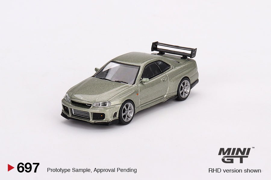 (Pre-Order) Nissan Skyline GT-R (R34) Tommykaira R-Z Millenium Jade Mini GT Mijo Exclusives - Big J's Garage