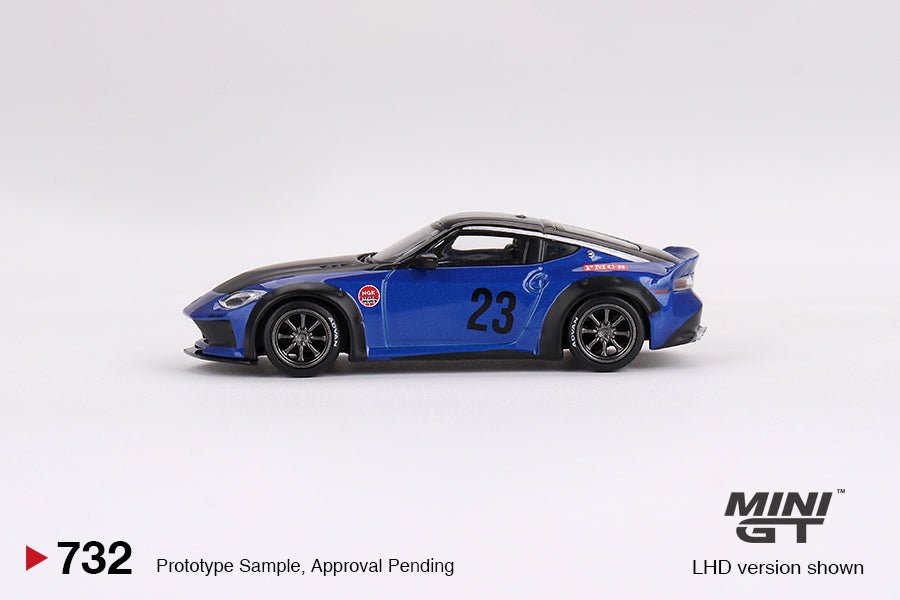 (Pre-Order) Nissan Z LB-Nation Works Serian Blue Mini GT Mijo Exclusives - Big J's Garage