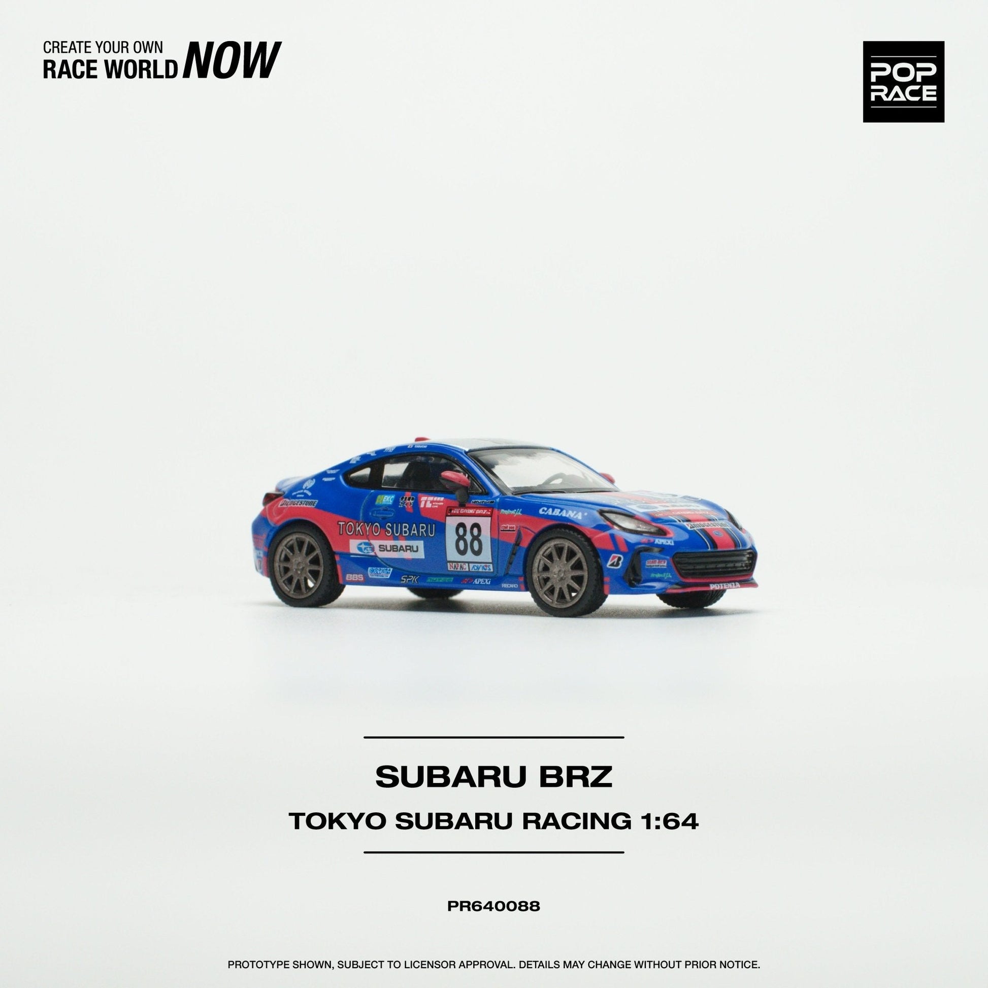 (Pre-Order) Subaru BRZ Tokyo Subaru Racing Pop Race - Big J's Garage