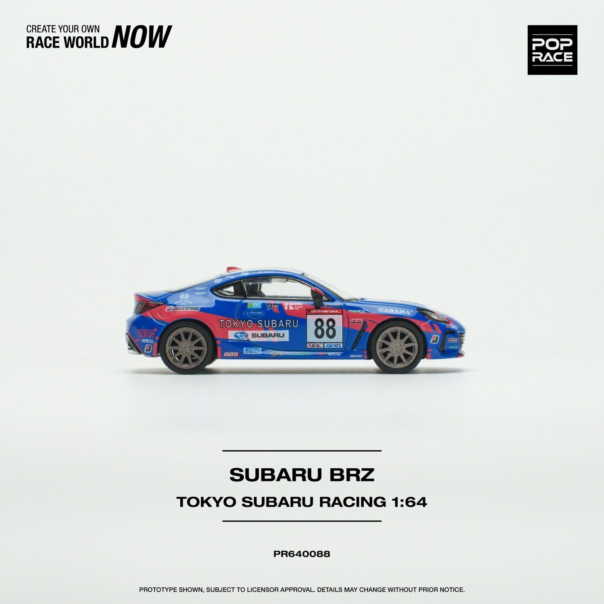 (Pre-Order) Subaru BRZ Tokyo Subaru Racing Pop Race - Big J's Garage