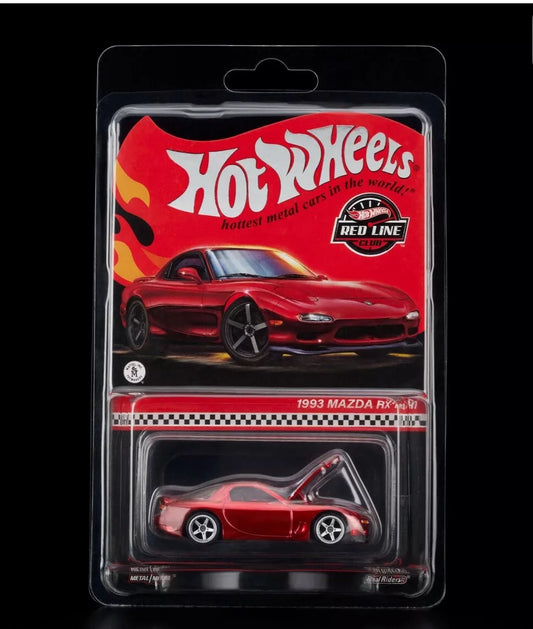 2024 Hot Wheels RLC Exclusive: 1993 Mazda RX-7 R1 Twin Turbo Red Line Club