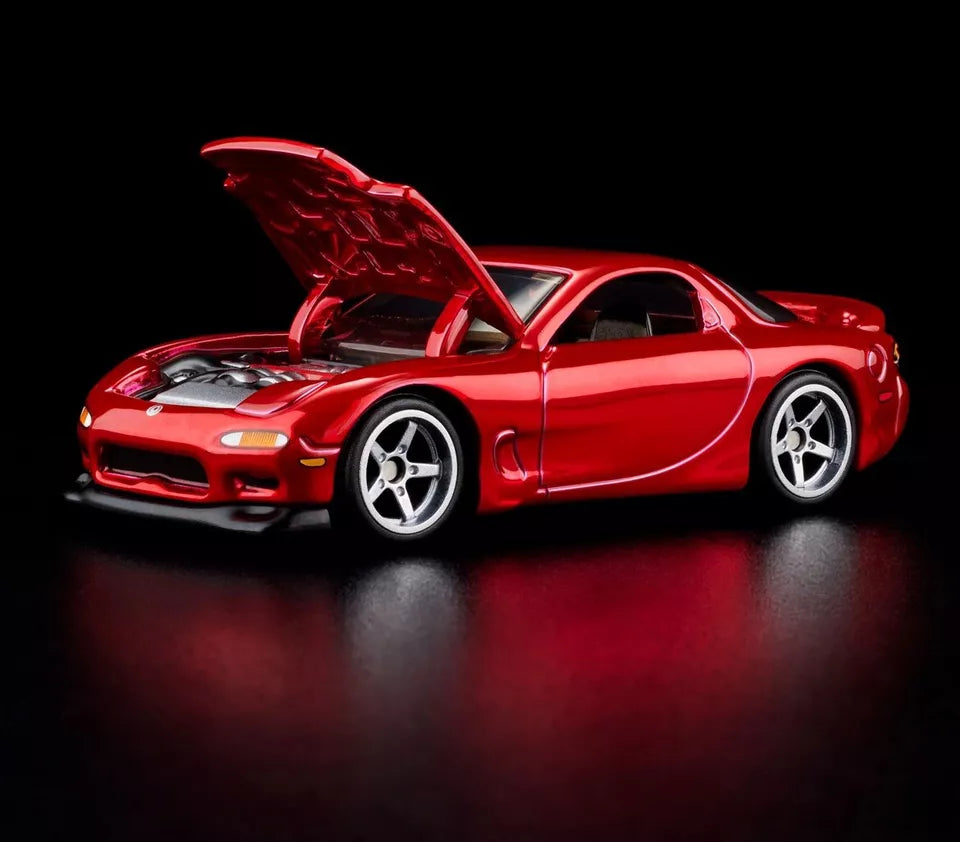 2024 Hot Wheels RLC Exclusive: 1993 Mazda RX-7 R1 Twin Turbo Red Line Club