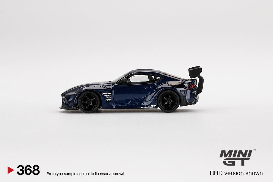 HKS Toyota GR Supra (A90) Downshift Blue Mini GT Mijo Exclusives